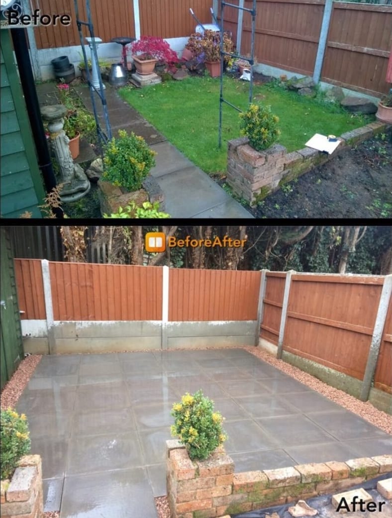 Garden Patio Transformation