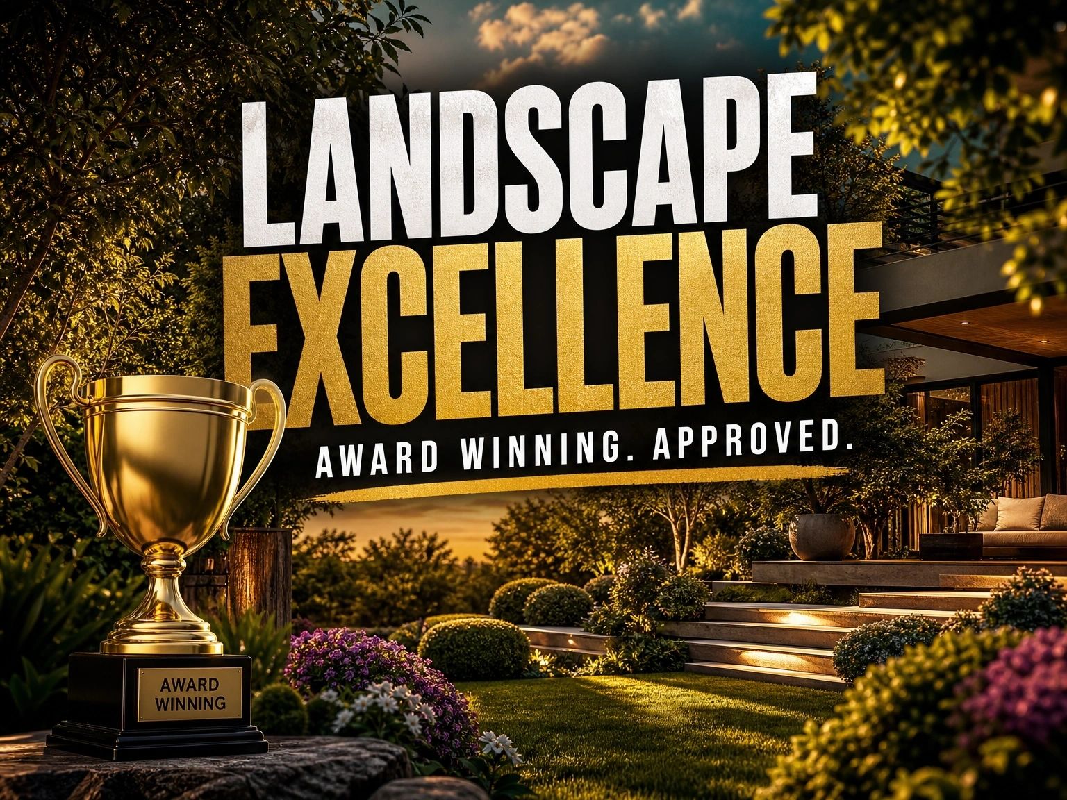 Award-winning landscape design by Tree and Landscape Specialist Ltd in Peterborough